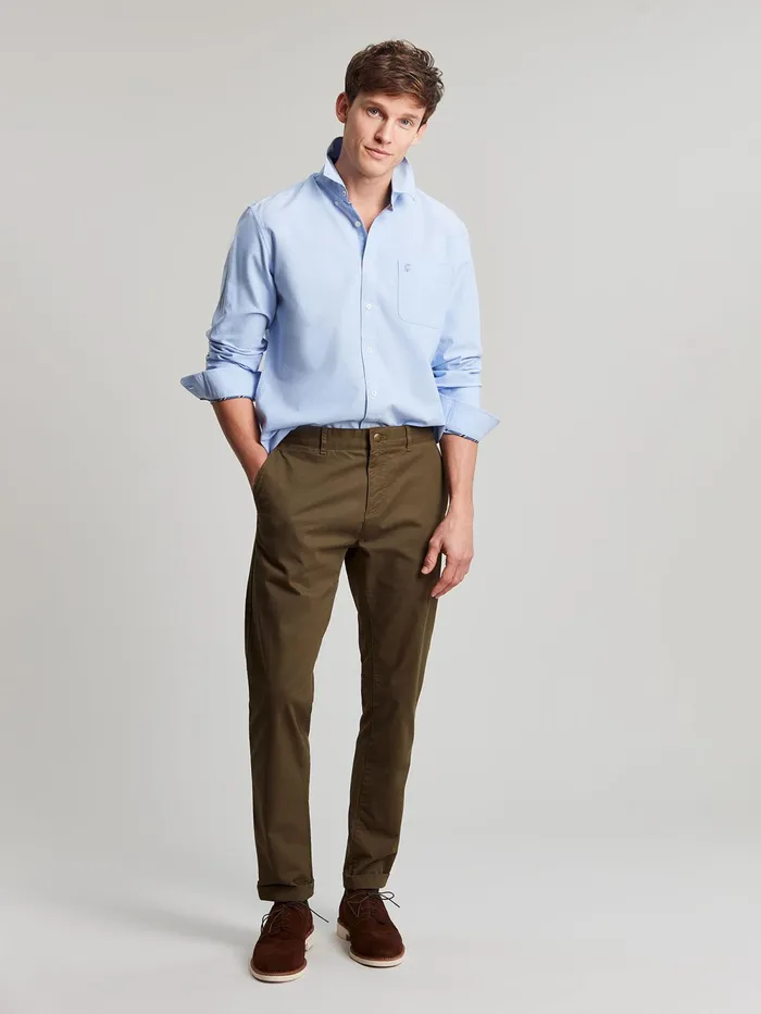 Joules Shirts Blue Classic Fit Cotton Shirt 8211 Men