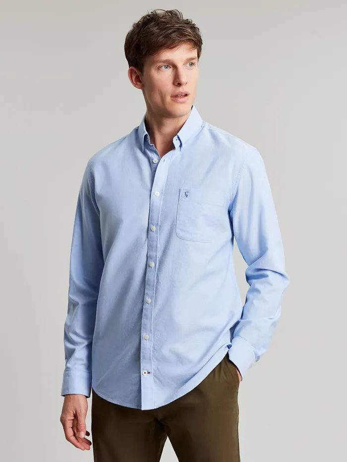 Joules Shirts Blue Classic Fit Cotton Shirt 8211 Men