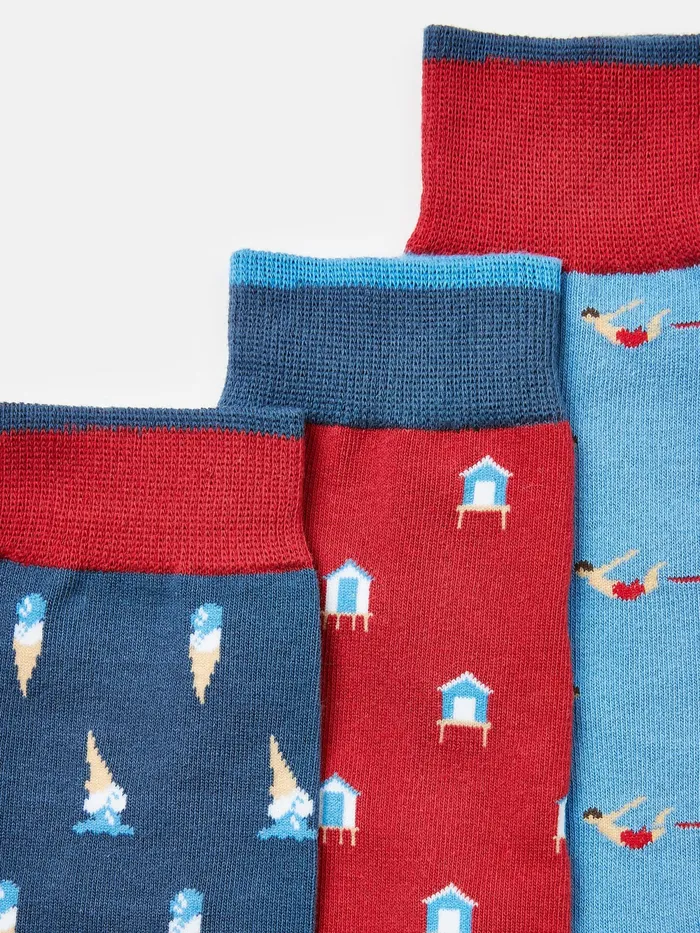 Joules Socks Multi Pack Of Three Socks 8211 Men