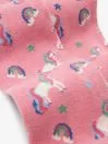 Joules Socks Next Blue Pink And Grey 3 Pack Cotton Rich Unicorn Tights 8211 Girls