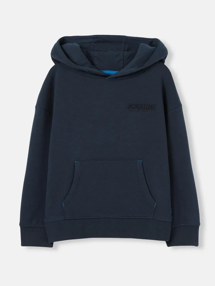 Joules Sweatshirts and Hoodies Navy Blue Hooded Sweatshirt 8211 Boys