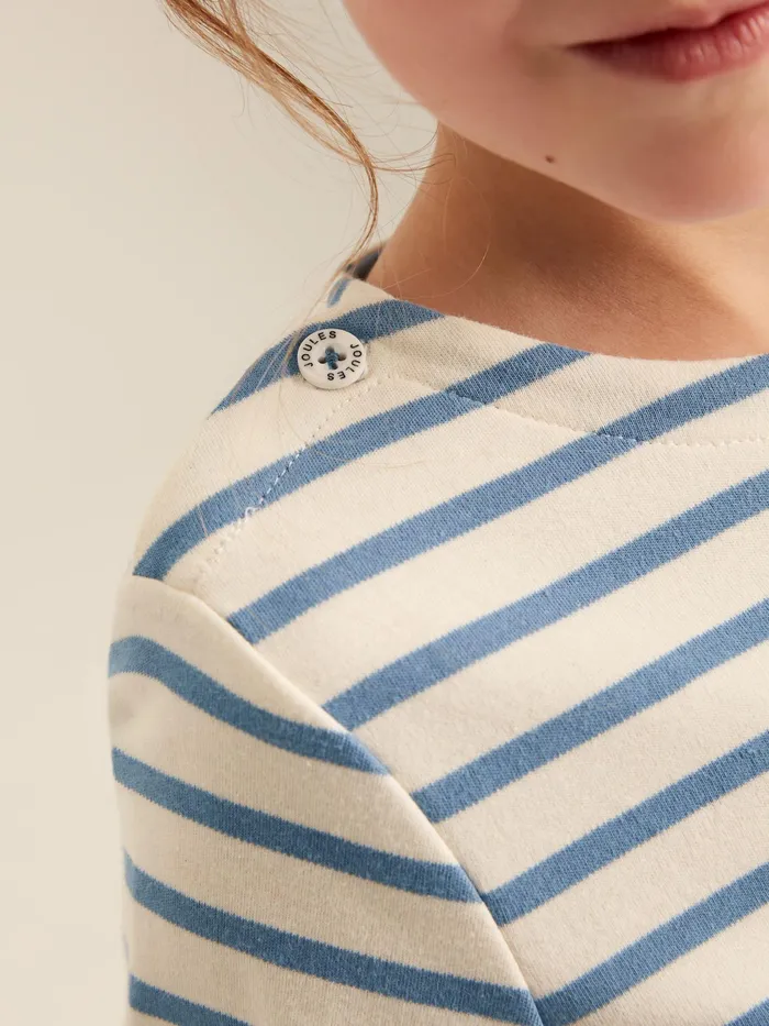 Joules Tops and Tshirts Blue Striped Long Sleeve Jersey Top 8211 Girls