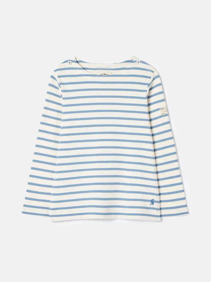 Joules Tops and Tshirts Blue Striped Long Sleeve Jersey Top 8211 Girls