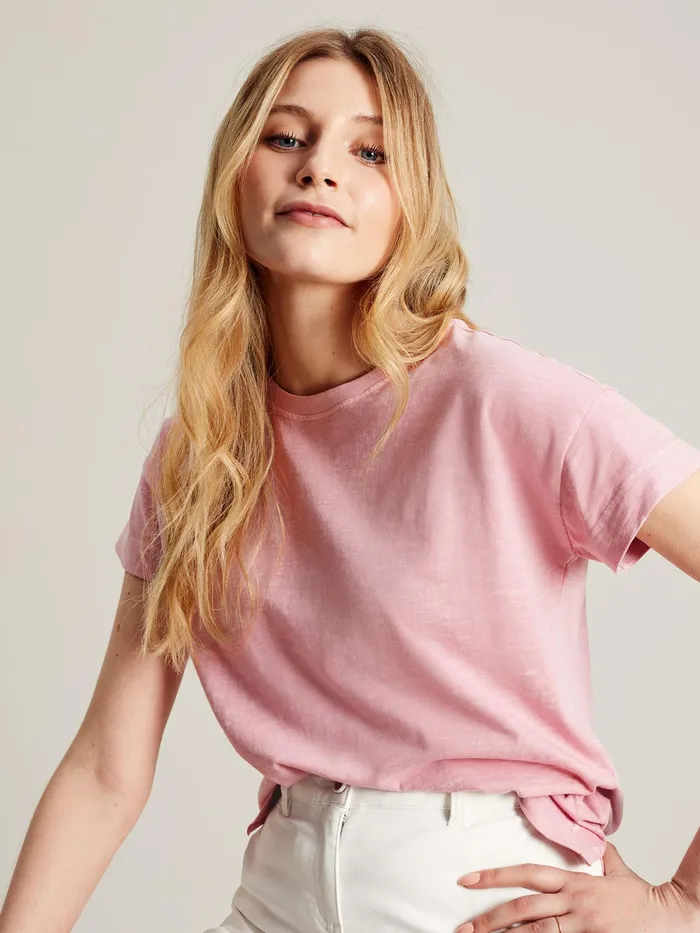 Joules Tops Pink Short Sleeve TShirt 8211 Women