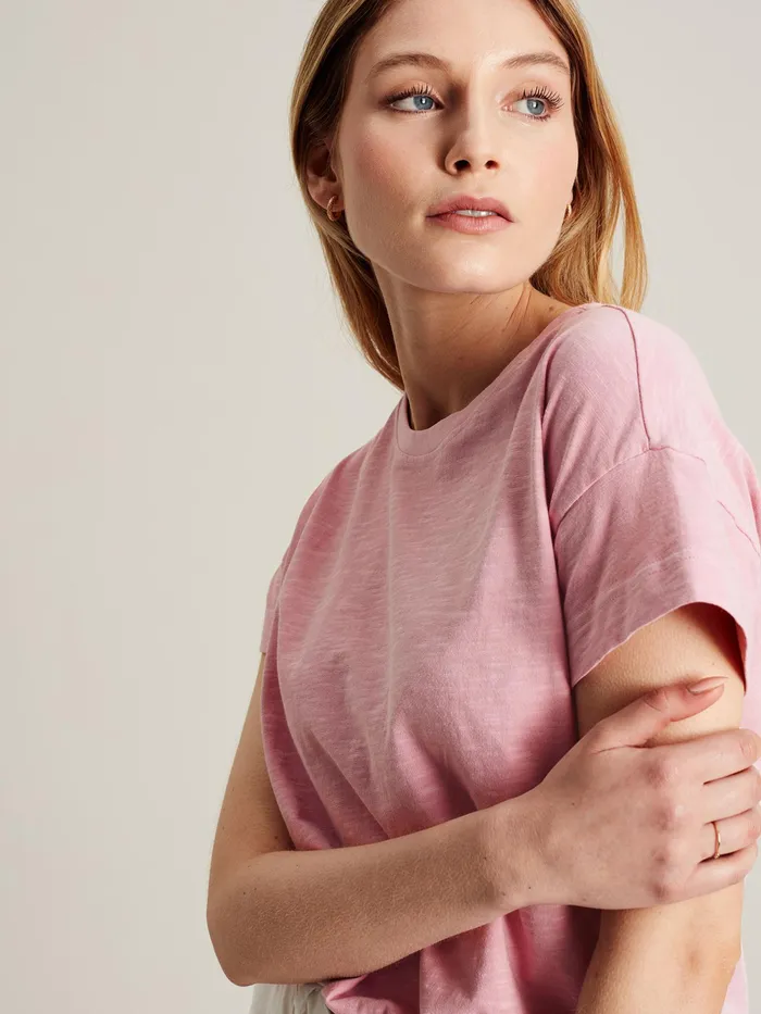 Joules Tops Pink Short Sleeve TShirt 8211 Women