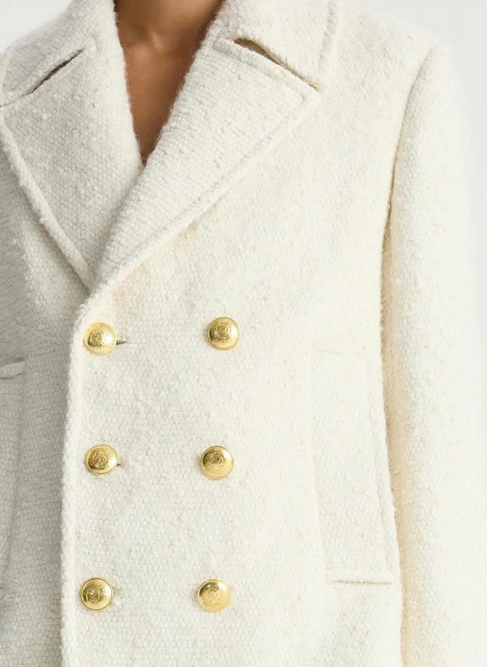 Jumpsuits Women ALC Kensington Tweed Jacket Cream Jumpsuits Women ALC Kensington Tweed Jacket Cream