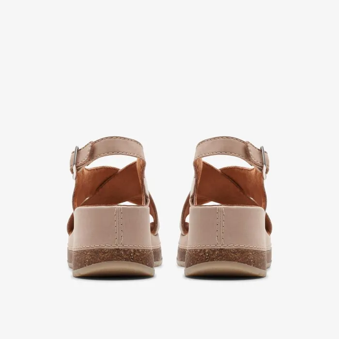 Kassanda Step Sand Nubuck Women Clarks Sandals and Flip Flops