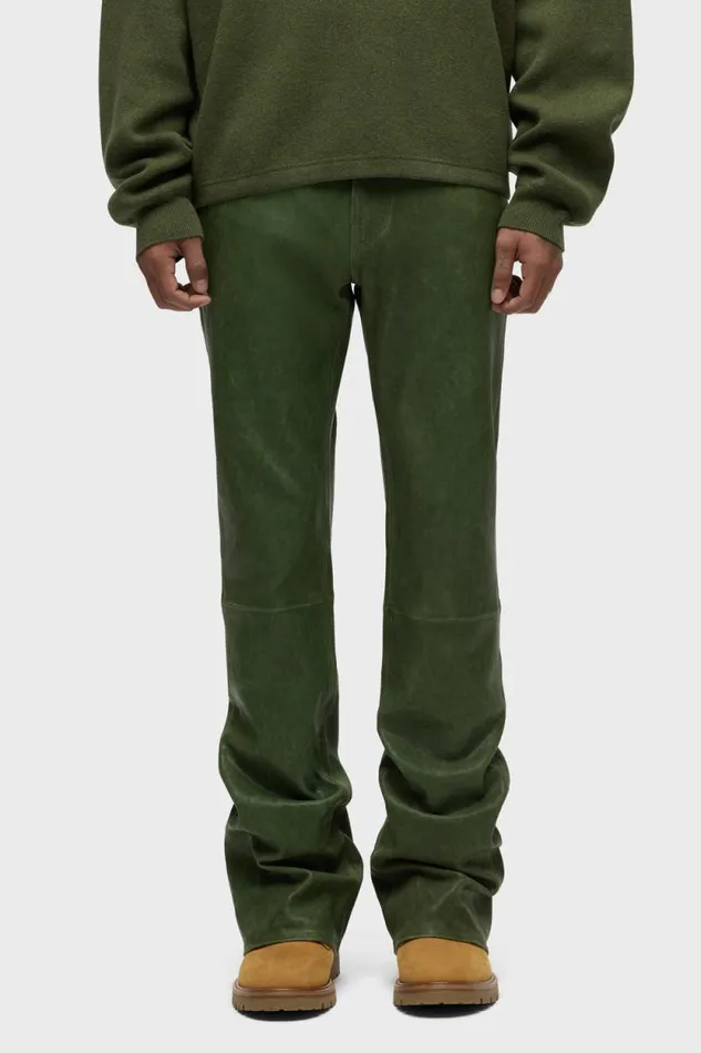 Kick Flare Men Hudson Jeans Walker Kick Flare Distress Pine