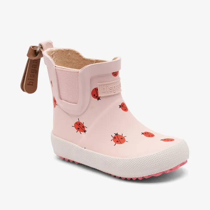 KIDS baby rubber cute lady bug Pink Rubber boots bisgaardshoes