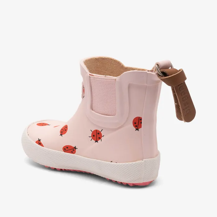 KIDS baby rubber cute lady bug Pink Rubber boots bisgaardshoes