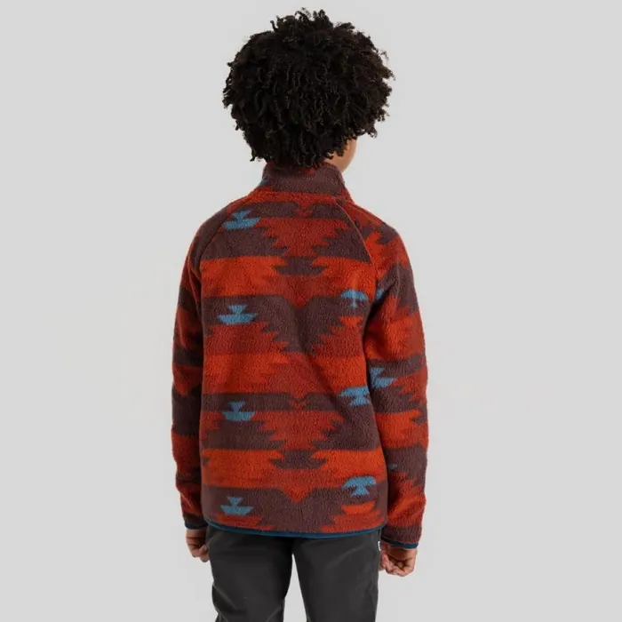 Kids Half Zip Fleece Craghoppers Kid039s Pico Half Zip Fleece Carnelian Orange Print Kids Half Zip Fleece Craghoppers Kid039s Pico Half Zip Fleece Carnelian Orange Print