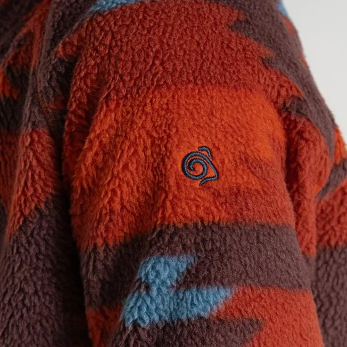 Kids Half Zip Fleece Craghoppers Kid039s Pico Half Zip Fleece Carnelian Orange Print Kids Half Zip Fleece Craghoppers Kid039s Pico Half Zip Fleece Carnelian Orange Print