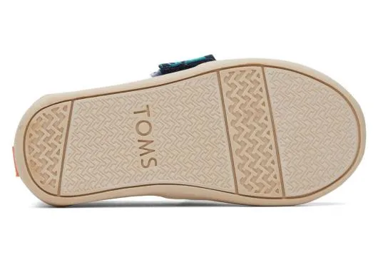 Kids KidsTiny Alpargata Blue Monsters Toddler Shoe Indigo Glow TOMS Alpargatas