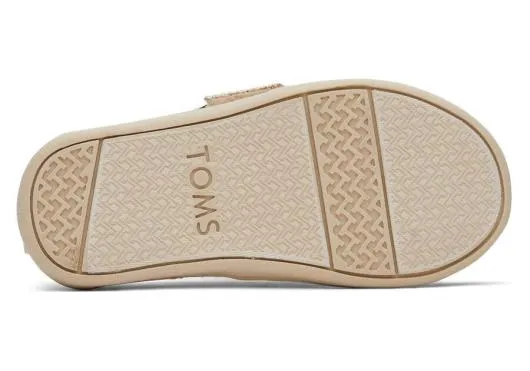 Kids KidsTiny Alpargata Gold Foil Toddler Shoe Gold Foil TOMS Alpargatas
