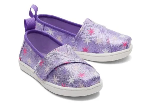 Kids KidsTiny Alpargata Purple Stars Toddler Shoe Orchid TOMS Alpargatas