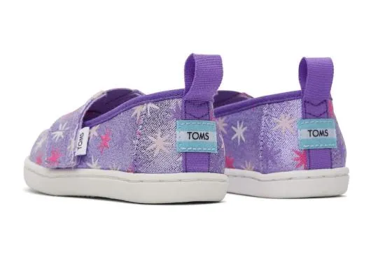 Kids KidsTiny Alpargata Purple Stars Toddler Shoe Orchid TOMS Alpargatas