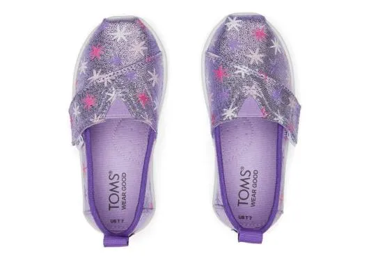 Kids KidsTiny Alpargata Purple Stars Toddler Shoe Orchid TOMS Alpargatas