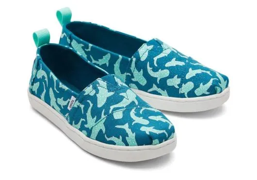 Kids KidsYouth Alpargata Whale Sharks Kids Shoe Sharks Whale TOMS Alpargatas