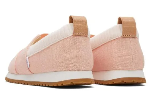 Kids KidsYouth Resident Heritage Canvas Peach TOMS Slip Ons
