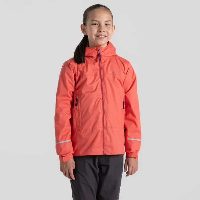 Kids Waterproof Jackets Craghoppers Kid039s Foyle Jacket Deep Coral