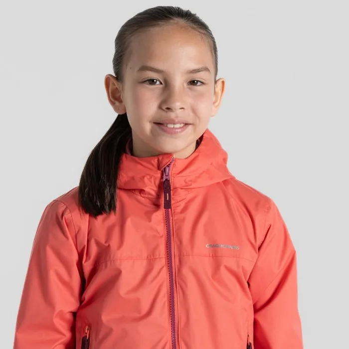 Kids Waterproof Jackets Craghoppers Kid039s Foyle Jacket Deep Coral Kids Waterproof Jackets Craghoppers Kid039s Foyle Jacket Deep Coral