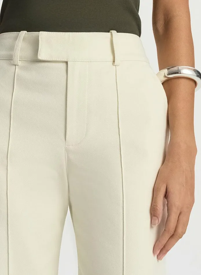 Knitwear Women ALC Simon Stretch Cotton Pant Bone Knitwear Women ALC Simon Stretch Cotton Pant Bone