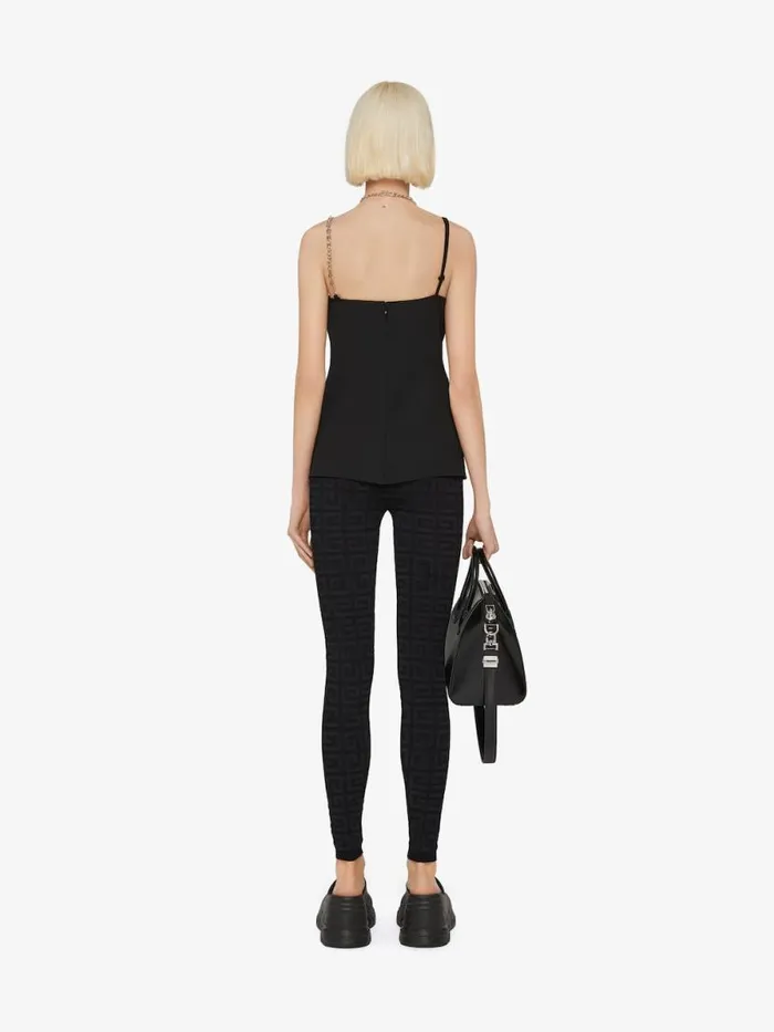 Leggings In 4g Jacquard Black Women Givenchy Pants and Shorts