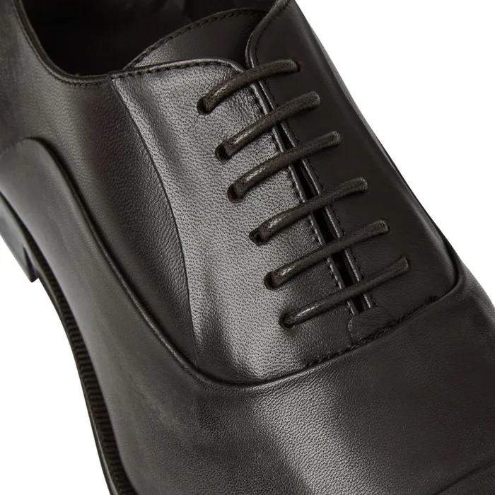 Maioco Leather Oxford 8211 Dark Brown Men Bruno Magli Laceups and Oxfords