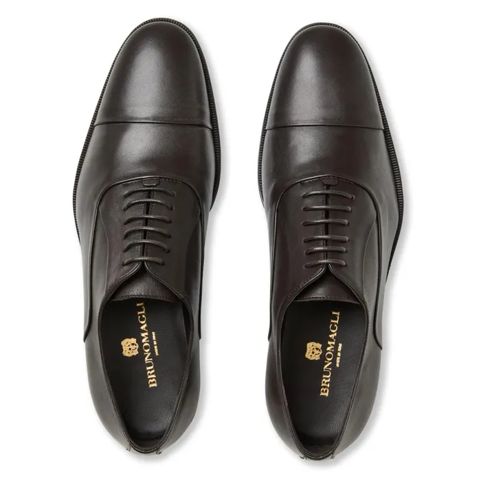 Maioco Leather Oxford 8211 Dark Brown Men Bruno Magli Laceups and Oxfords