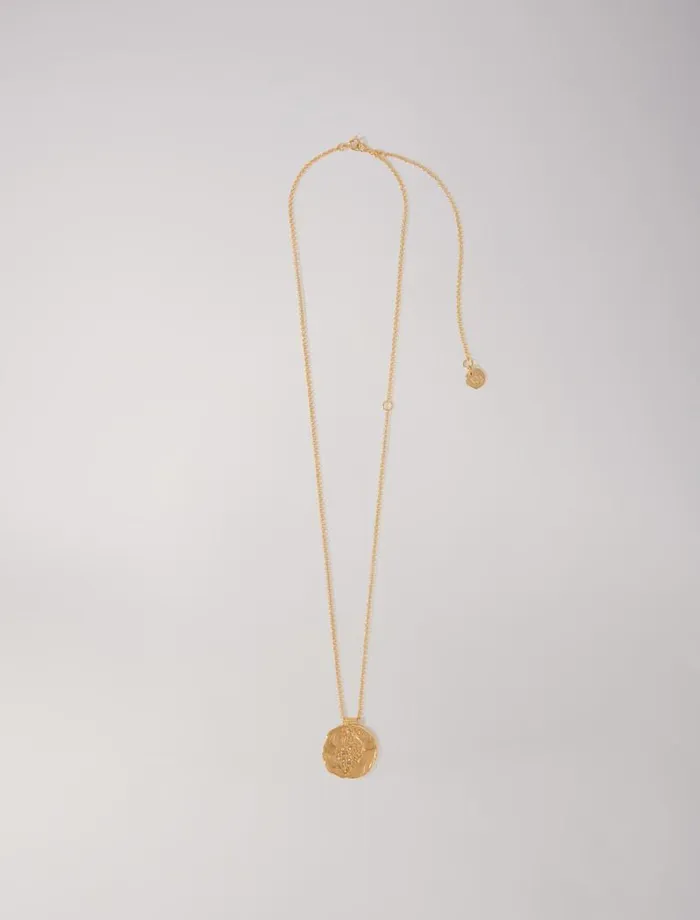 Maje Jewelry Womens Zodiac Medal Aries