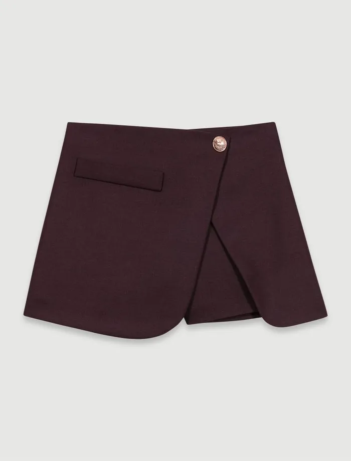 Maje Skirts and Shorts Womens Skort Brown
