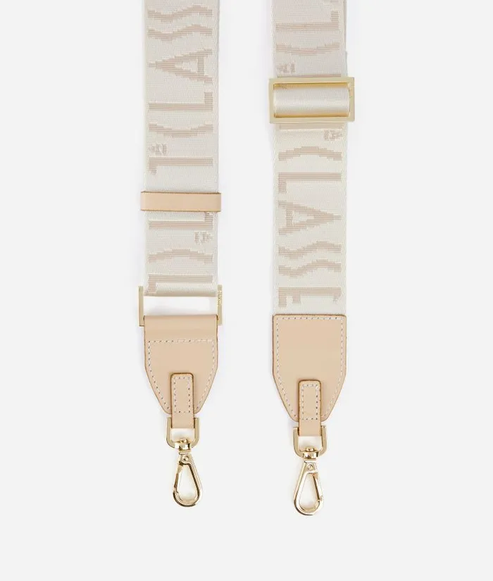 Man Other Accessories Alviero Martini Ribbon Shoulder Strap With 1 Classe Logo White