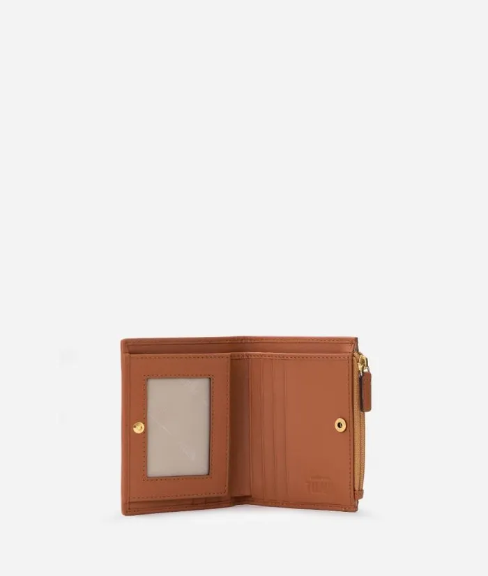 Man Wallets Alviero Martini Small Wallet With Pression Button In Geo Classic Print