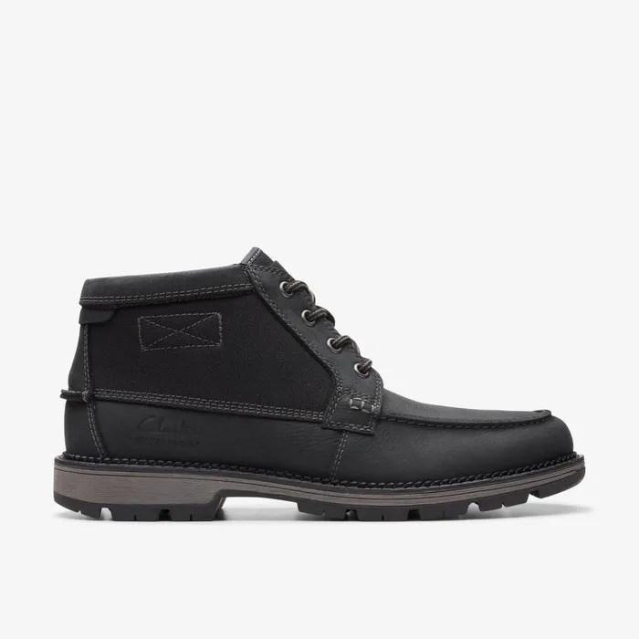 Maplewalk Moc Black Combination Men Clarks Boots