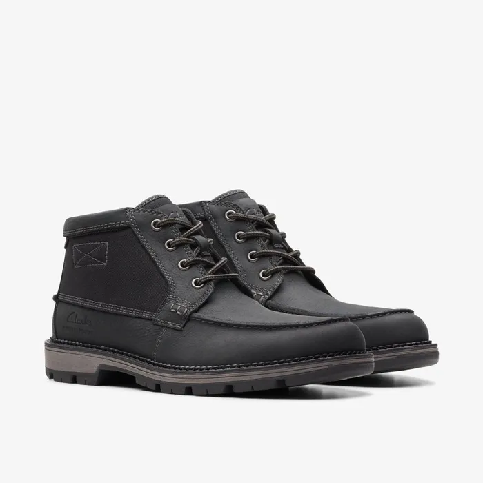 Maplewalk Moc Black Combination Men Clarks Boots