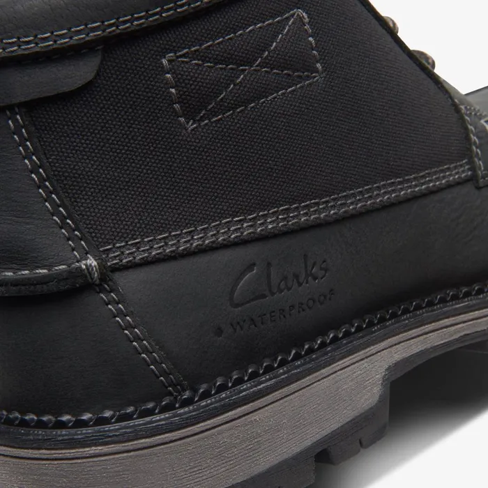 Maplewalk Moc Black Combination Men Clarks Boots