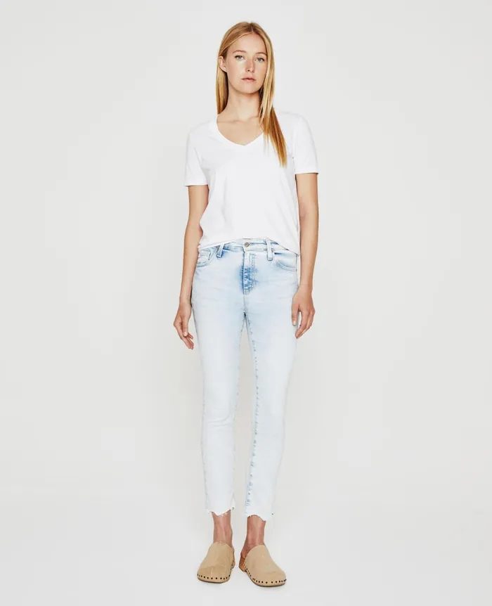 Mari Crop Vp Clear Sky Women AG Jeans Denim