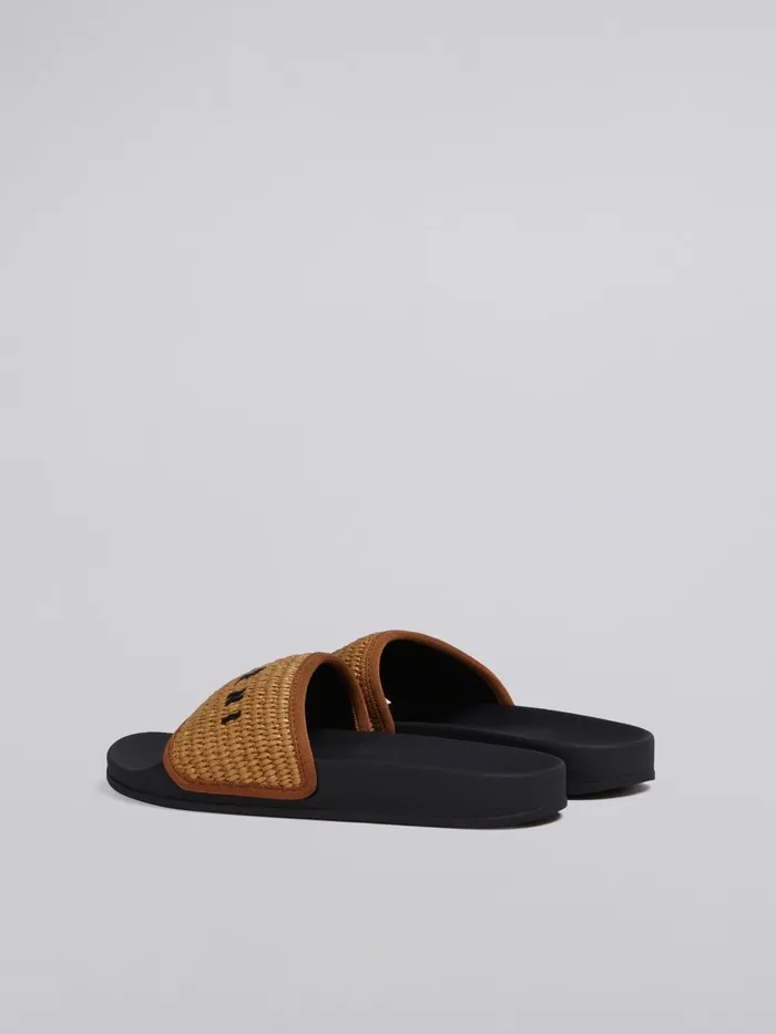 Marni Brown Raffia Sandal Raw Siena Womens Sandals and Wedges Marni Brown Raffia Sandal Raw Siena Womens Sandals and Wedges