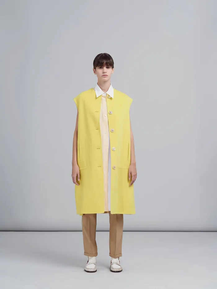 Marni Cashmere And Wool Double Vest Acid Womens Coats and Jackets Marni Cashmere And Wool Double Vest Acid Womens Coats and Jackets