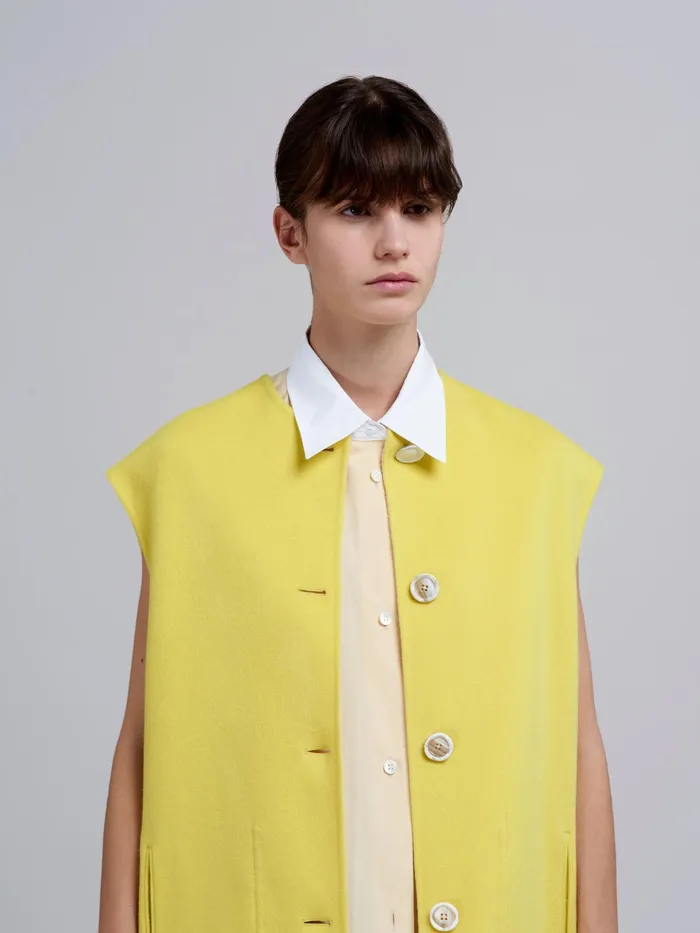 Marni Cashmere And Wool Double Vest Acid Womens Coats and Jackets Marni Cashmere And Wool Double Vest Acid Womens Coats and Jackets