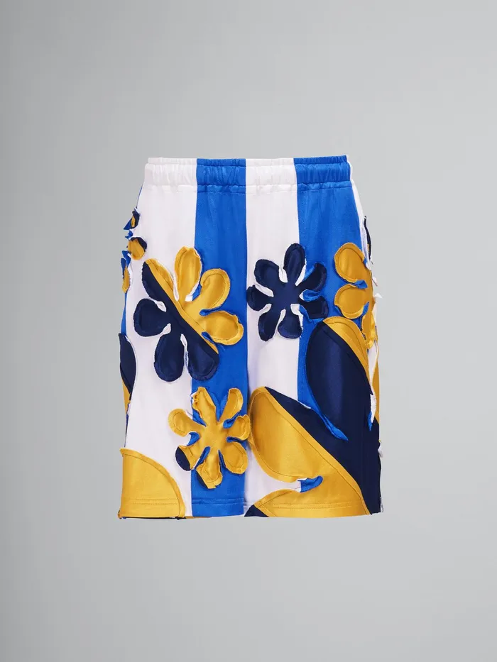 Marni Cotton Jersey Pants Lily White Mens Trousers