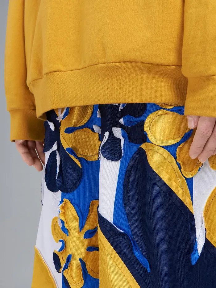 Marni Cotton Jersey Pants Lily White Mens Trousers Marni Cotton Jersey Pants Lily White Mens Trousers