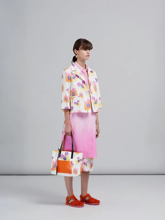 Marni Dipdyed Poplin Top Pink Gummy Womens Tops and Shirts Marni Dipdyed Poplin Top Pink Gummy Womens Tops and Shirts