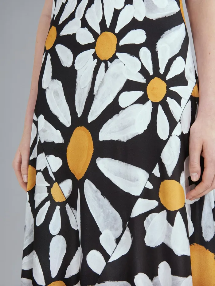 Marni Euphoria Print Viscose Jersey Dress Black Womens Dresses Marni Euphoria Print Viscose Jersey Dress Black Womens Dresses