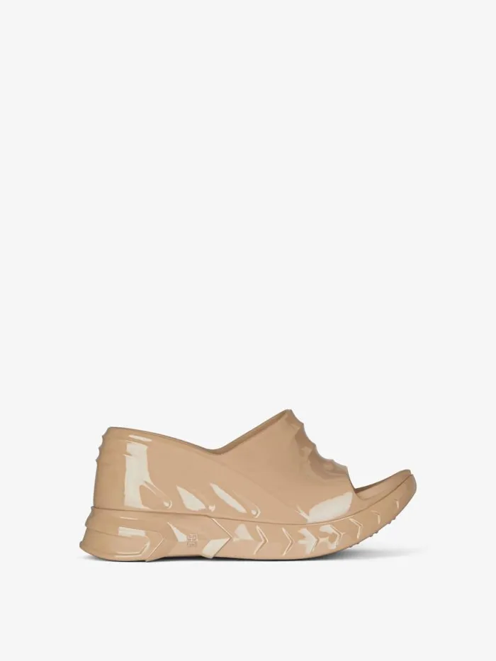 Marshmallow Wedge Sandals In Rubber Nude Women Givenchy Marshmallow
