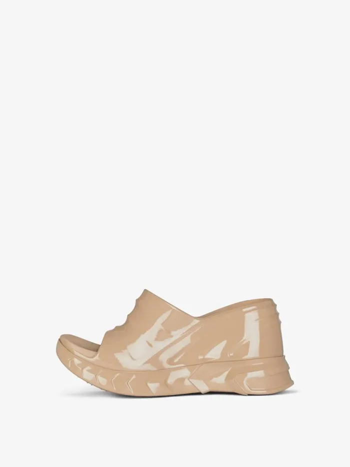 Marshmallow Wedge Sandals In Rubber Nude Women Givenchy Marshmallow