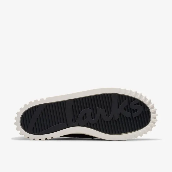 Mayhill Cove Black Leather Women Clarks SlipOns