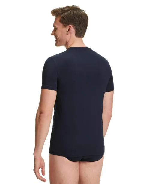 Men 2Pack Men TShirt Vneck Daily Comfort Midnight FALKE Shirts