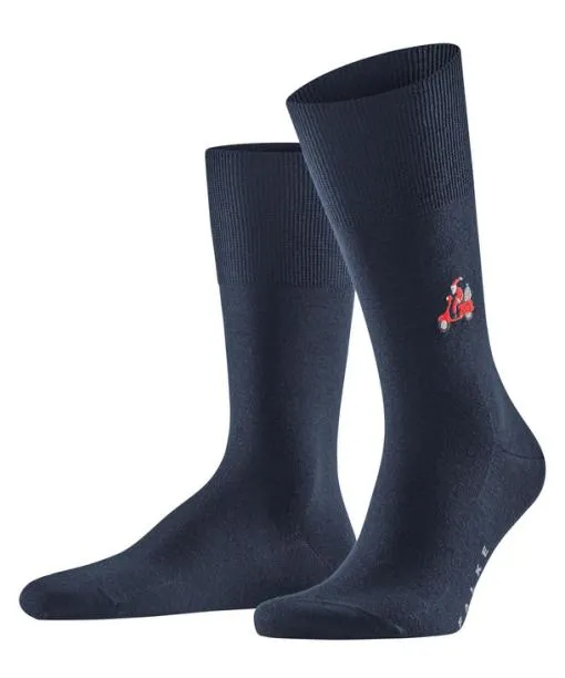 Men Airport Driving Santa Men Socks Space Blue FALKE Socks