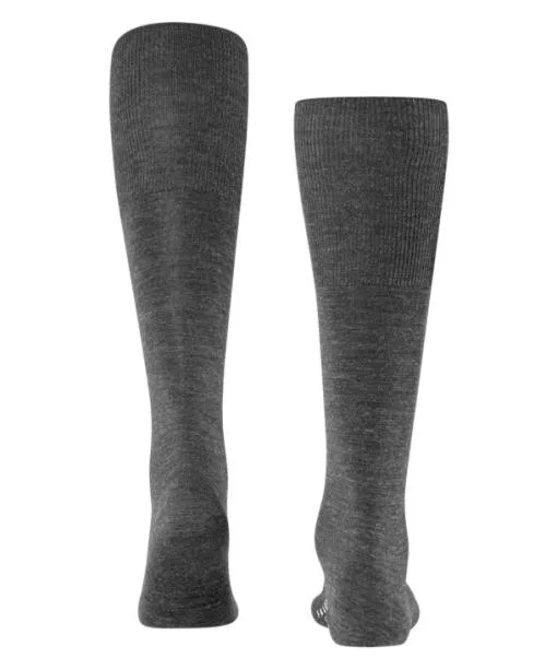 Men Airport Men Kneehigh Socks Dark Grey FALKE Knee High Socks